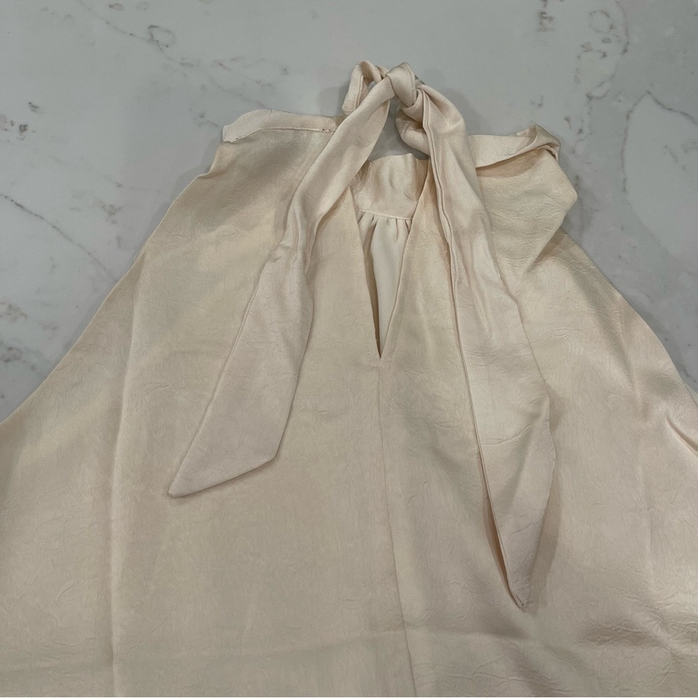 NWT Strut & Bolt for Vici cream halter top with tie - Picture 14 of 16
